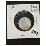 1/10th Fine Silver Coin