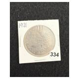 1921 Morgan Silver Dollar Coin