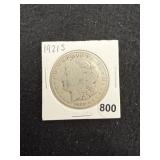 1921 S Morgan Silver Dollar Coin