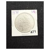 1879 UNC Morgan Silver Dollar Coin