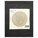 1922 S Peace Silver Dollar Coin
