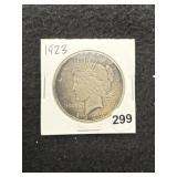 1923 Peace Silver Dollar Coin