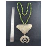 Hudson Bay Style Pendant Stamped NA with Trade Bea