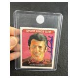 Mario Andretti Hand Signed Authentic Autograph