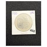1900 UNC Morgan Silver Dollar Coin