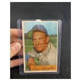 1954 Bowman Enos Slaughter Baseball Card