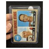1968 Topps Johnny Bench & Ron Tompkins Baseball Ca