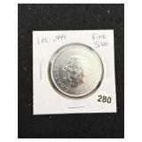 1 Ounce .999 Fine Silver Coin