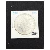 1896 UNC Morgan Silver Dollar Coin