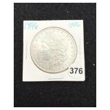 1896 UNC Morgan Silver Dollar Coin