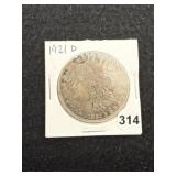 1921 D Morgan Silver Dollar Coin