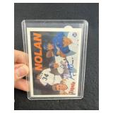 Nolan Ryan Hand Signed Authentic Autograph