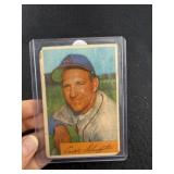 1954 Bowman Enos Slaughter Baseball Card