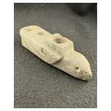 Hawk Effigy Stone Pipe Indian Artifact Arrowhead
