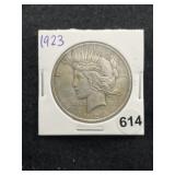 1923 Peace Silver Dollar Coin