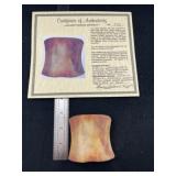 Quartz Bannerstone with Byron Anderson COA