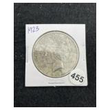 1923 Peace Silver Dollar Coin