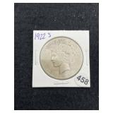1922 S Peace Silver Dollar Coin