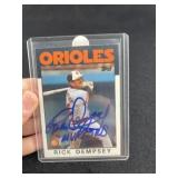 Rick Dempsey Hand Signed Authentic Autograph