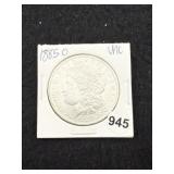 1885 O UNC Morgan Silver Dollar Coin