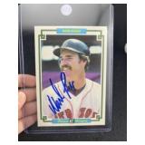 Wade Boggs Hand Signed Authentic Autograph