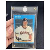 1987 Fleer Will Clark Baseball Card
