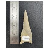 Dalton  Indian Artifact Arrowhead