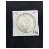 1921 UNC Morgan Silver Dollar Coin