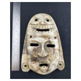 Stone Mask Indian Artifact Arrowhead