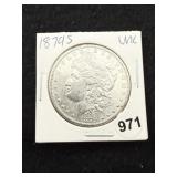1879 S UNC Morgan Silver Dollar Coin