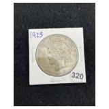 1923 Peace Silver Dollar Coin