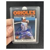 Rick Dempsey Hand Signed Authentic Autograph