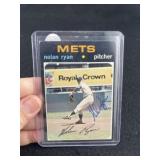 Nolan Ryan Hand Signed Authentic Autograph