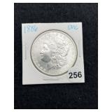 1886 UNC Morgan Silver Dollar Coin