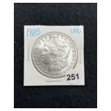 1885 UNC Morgan Silver Dollar Coin