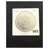 1883 O UNC Morgan Silver Dollar Coin