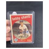 Bobby Shantz Hand Signed Authentic Autograph