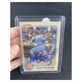 Ryne Sandberg Hand Signed Authentic Autograph