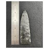 Obsidian Blade  Indian Artifact Arrowhead
