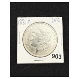 1881 O UNC Morgan Silver Dollar Coin