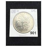 1881 O UNC Morgan Silver Dollar Coin