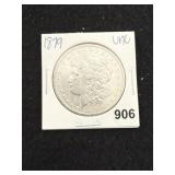 1879 UNC Morgan Silver Dollar Coin