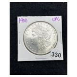 1900 UNC Morgan Silver Dollar Coin