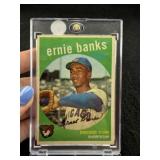 1959 Topps Ernie Banks Baseball Card
