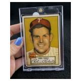 1952 Topps Robin Roberts Baseball Card