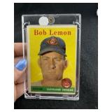 1958 Topps Bob Lemon Baseball Card