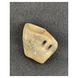 Pottery Pipe Indian Artifact Arrowhead