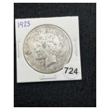 1923 Peace Silver Dollar Coin