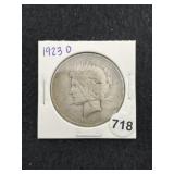 1923 D Peace Silver Dollar Coin