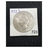 1923 S Peace Silver Dollar Coin